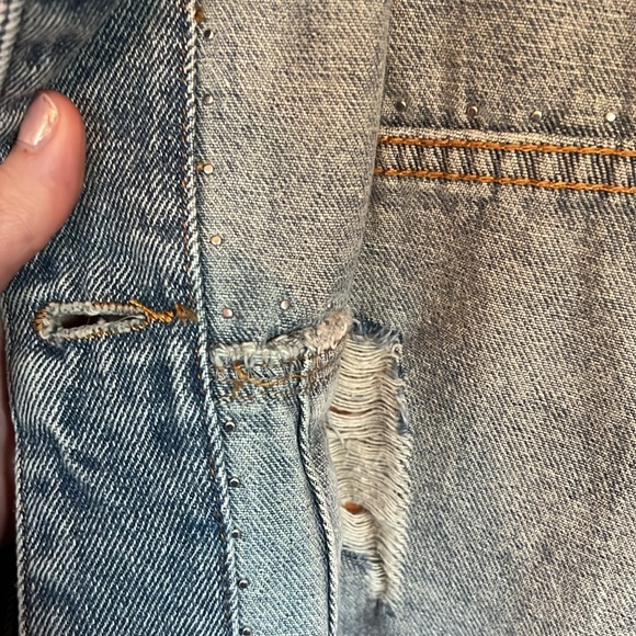 Studded Jean Jacket - Picture 3 of 6